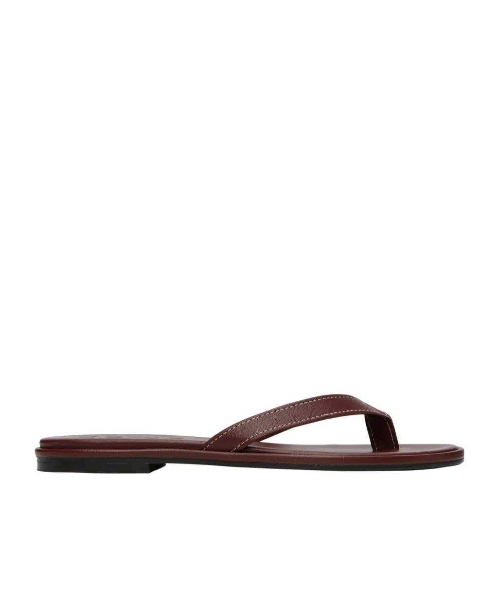 Melody Leather Flip-Flops