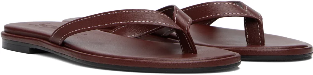 Melody Leather Flip-Flops