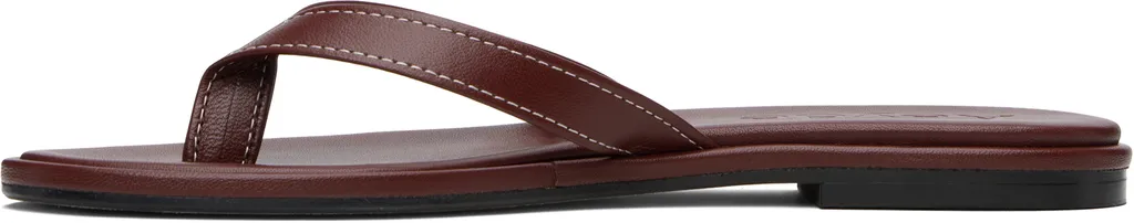 Melody Leather Flip-Flops