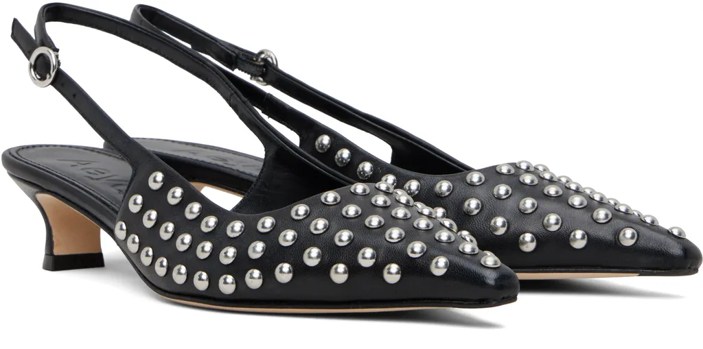 Catrina Studded Heel Pumps