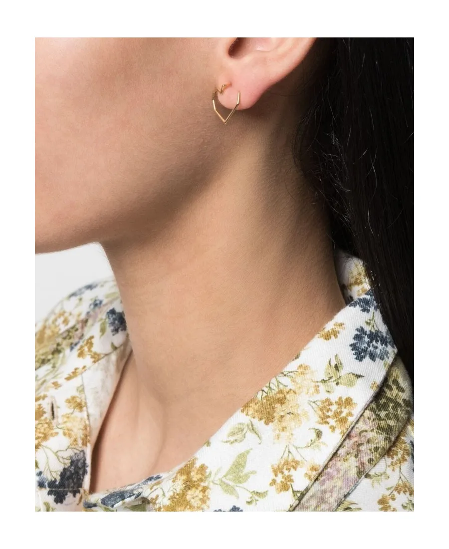 14Kt Yellow Gold CorazÓN Earrings