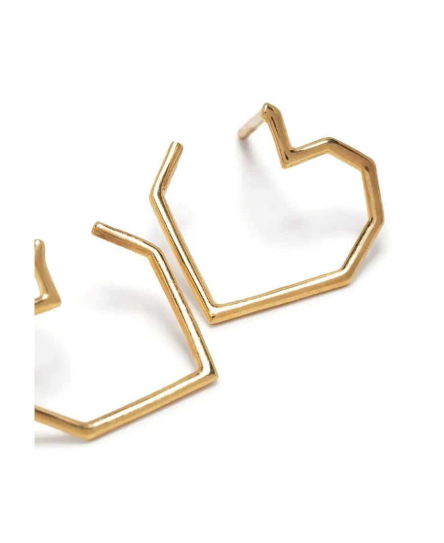 14Kt Yellow Gold CorazÓN Earrings