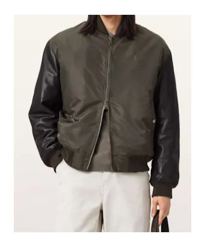 Myler Ramskull Leather Bomber Jacket