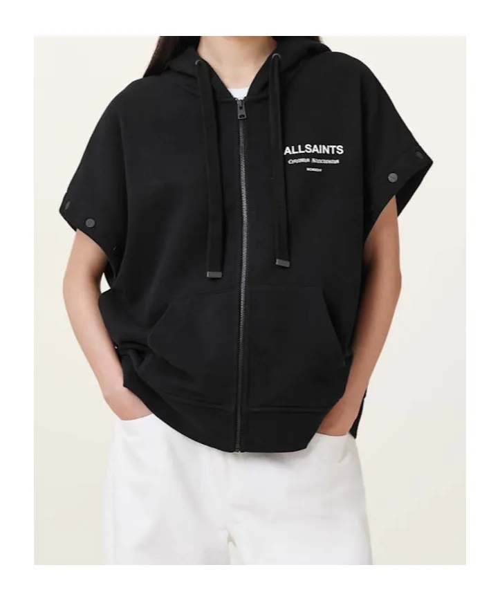 Long-Sleeved Sweatshirt Jacket