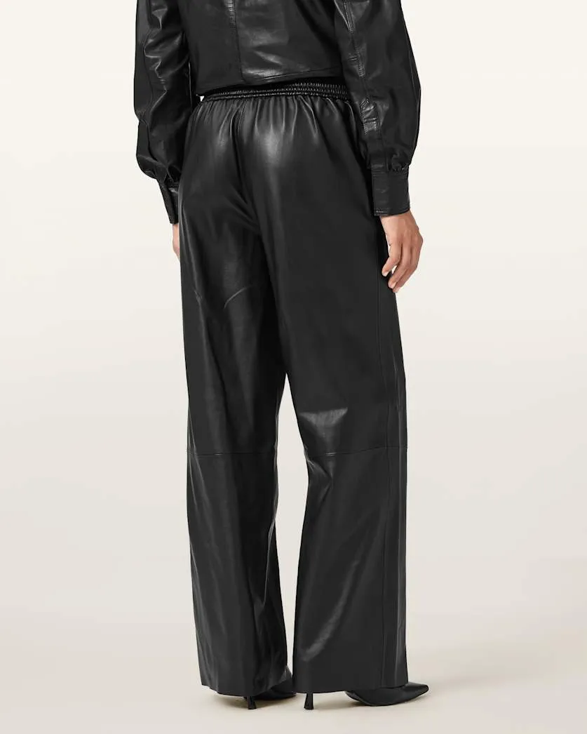 Ash Leather Pants
