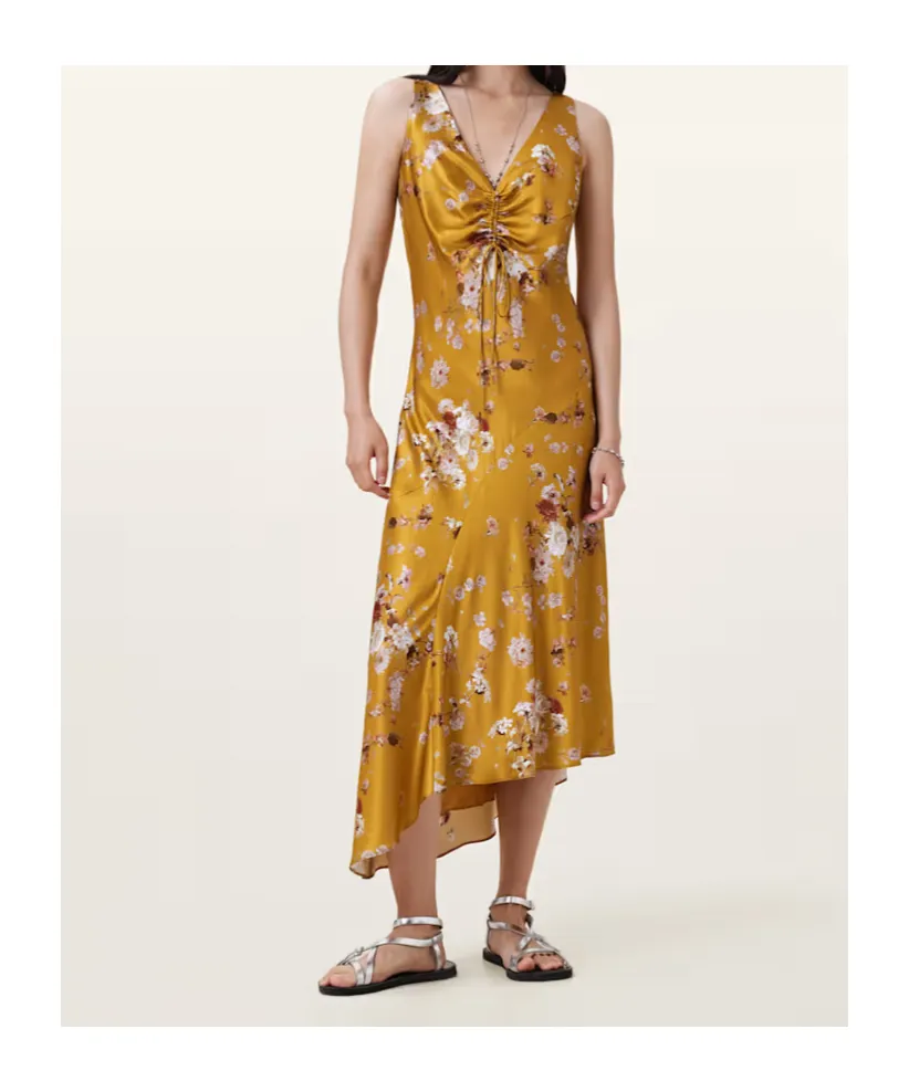 Alexi Ruched Floral Dress