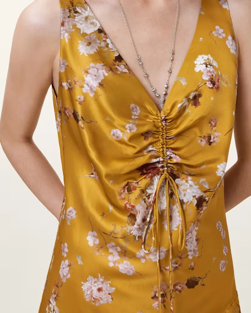 Alexi Ruched Floral Dress