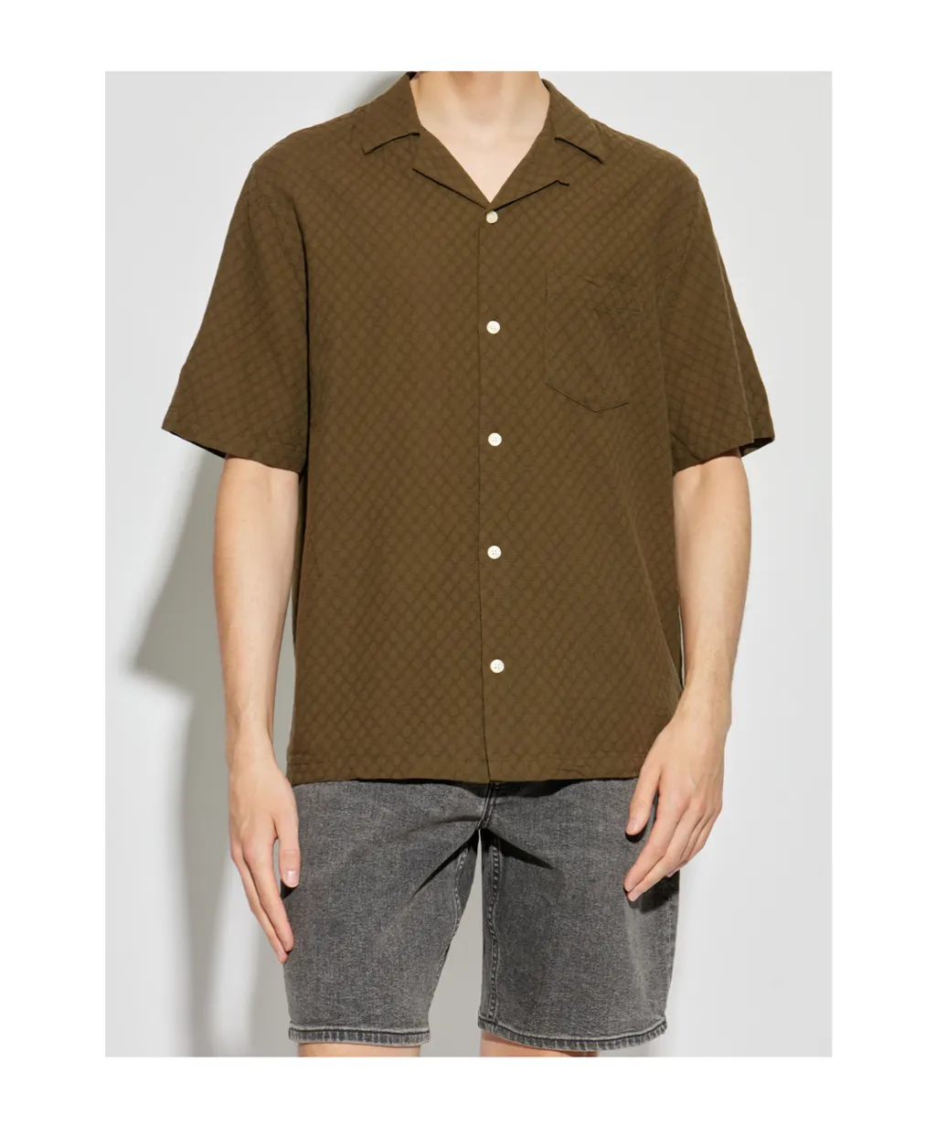 Lapel Short-Sleeved Shirt