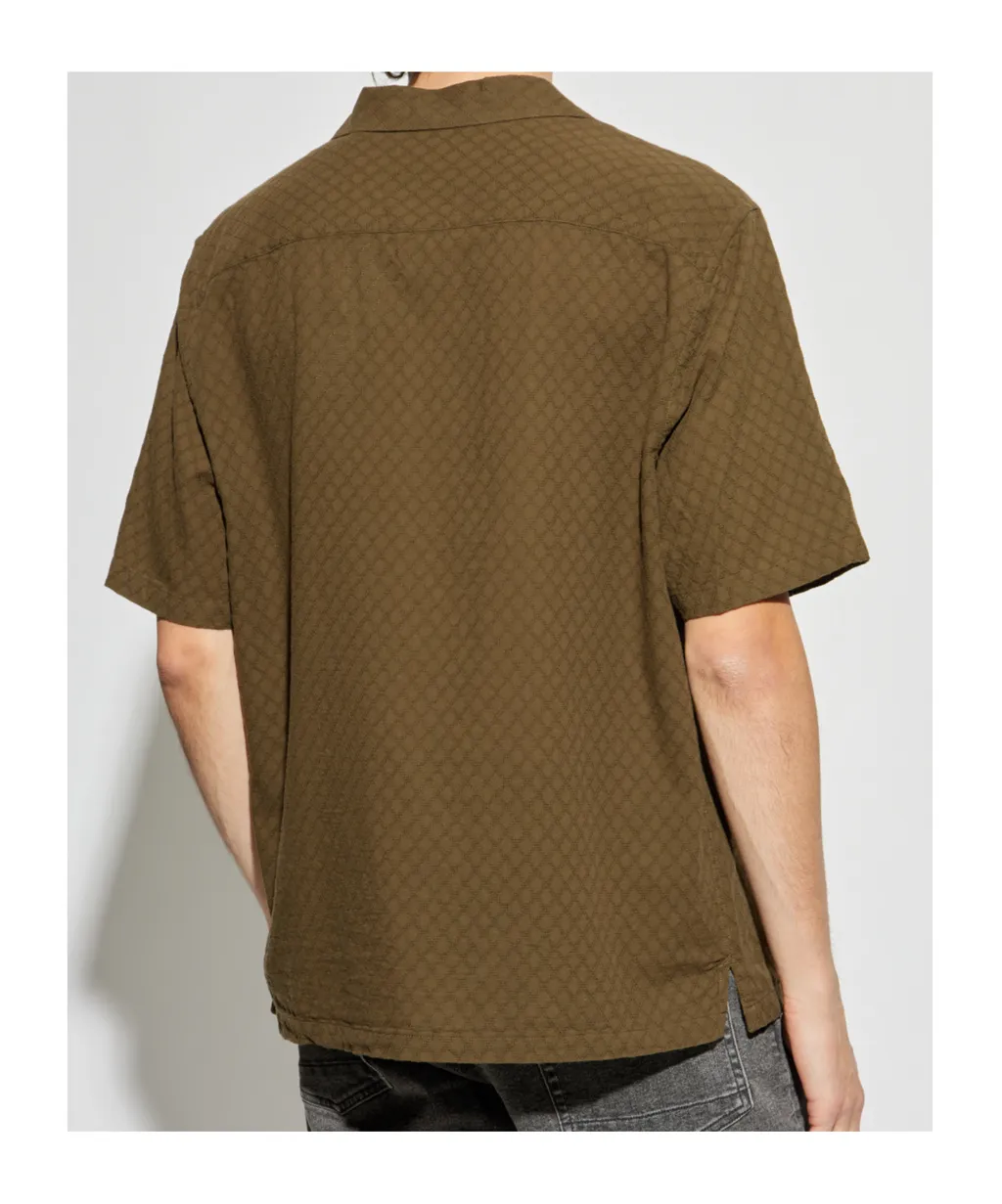 Lapel Short-Sleeved Shirt