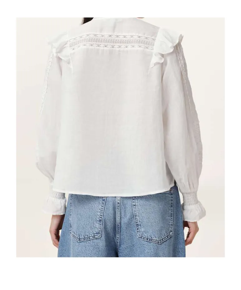 Heather Ruffled Top