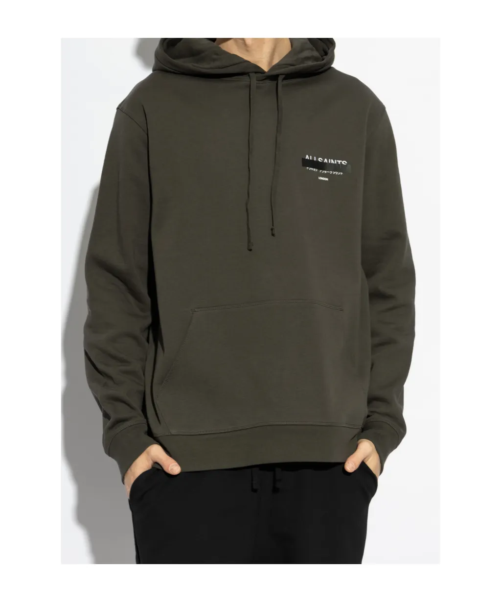 Logo Print Hooded Sweater