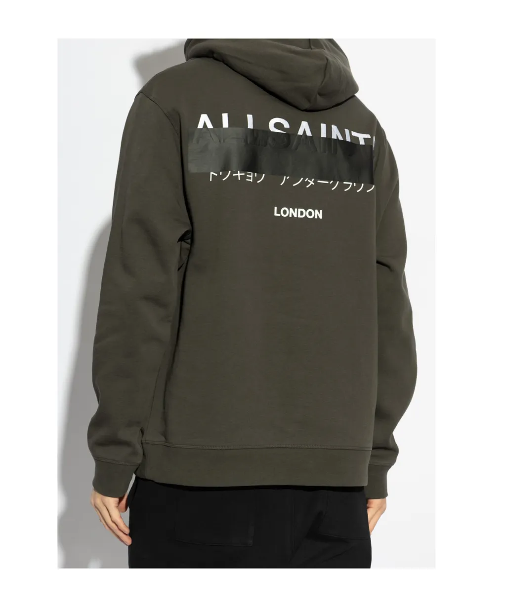 Logo Print Hooded Sweater