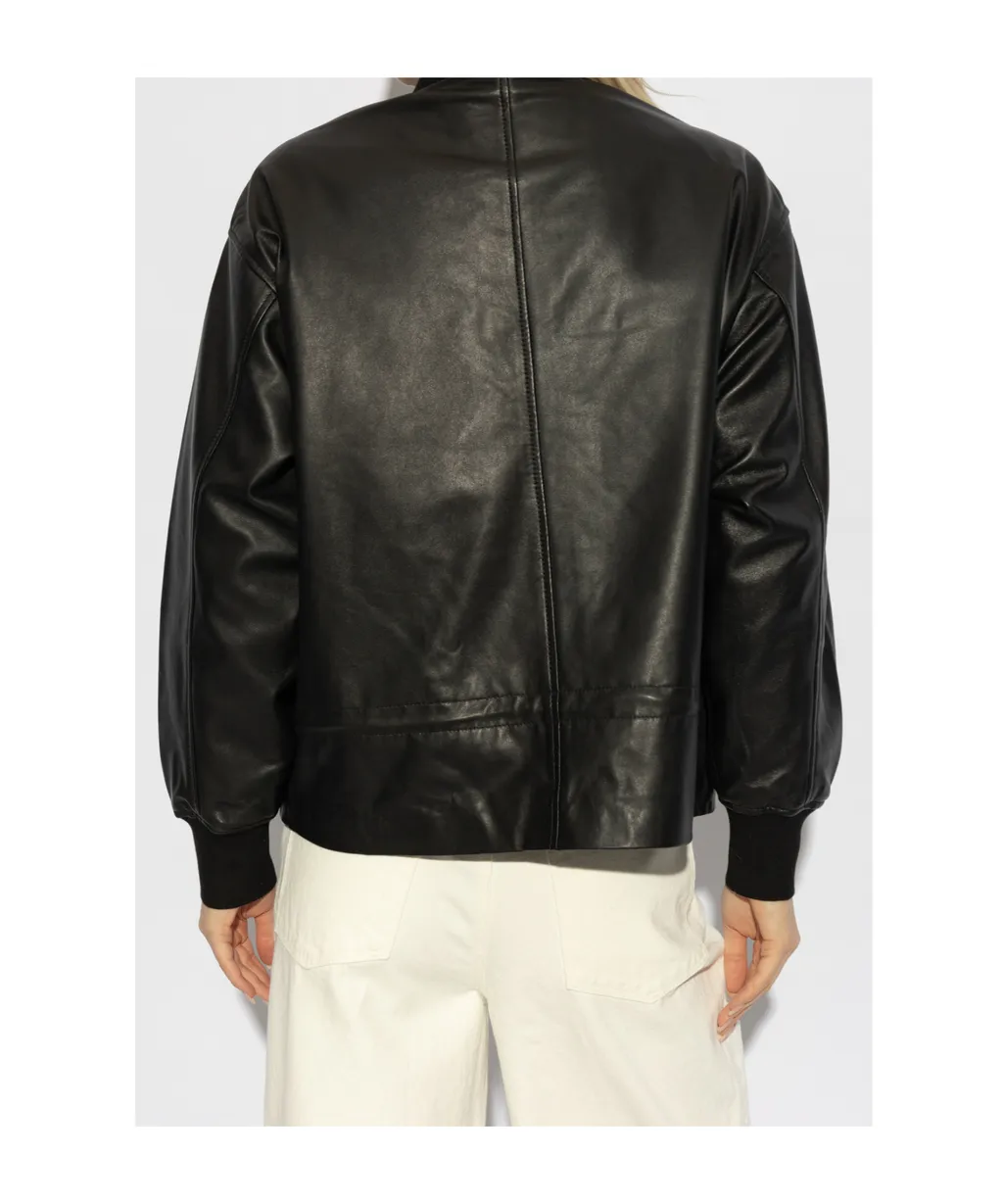 Quilted Panel Bomber Jacket