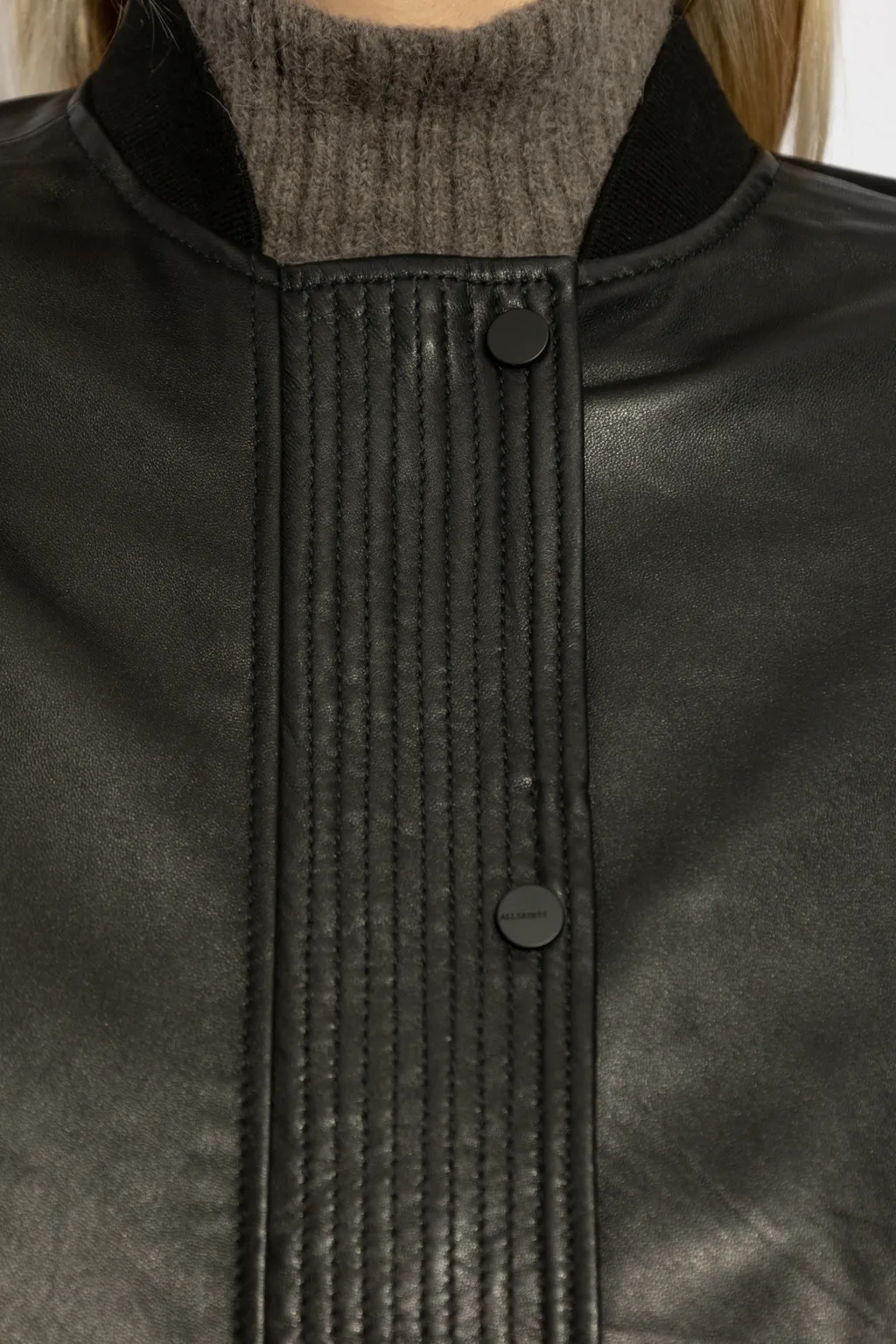 Quilted Panel Bomber Jacket