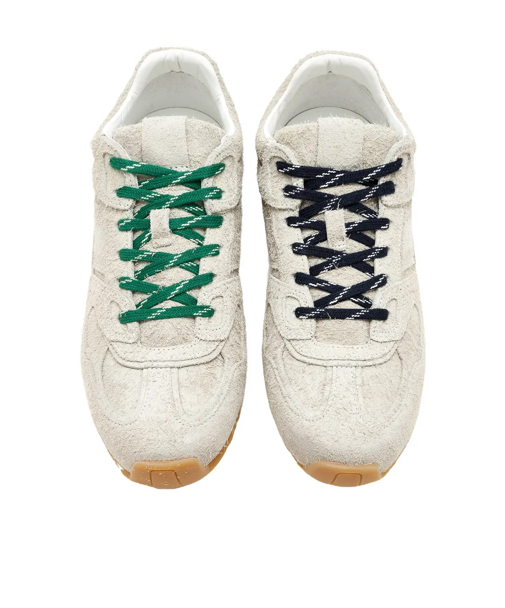 Fuzzy Low-Top Sneakers