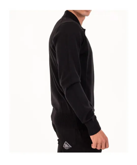 Long-Sleeve Merino Polo Shirt