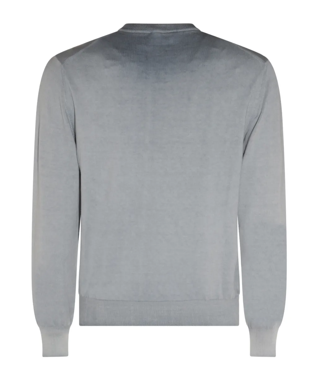 Fine-Knited Crew Neck Sweater