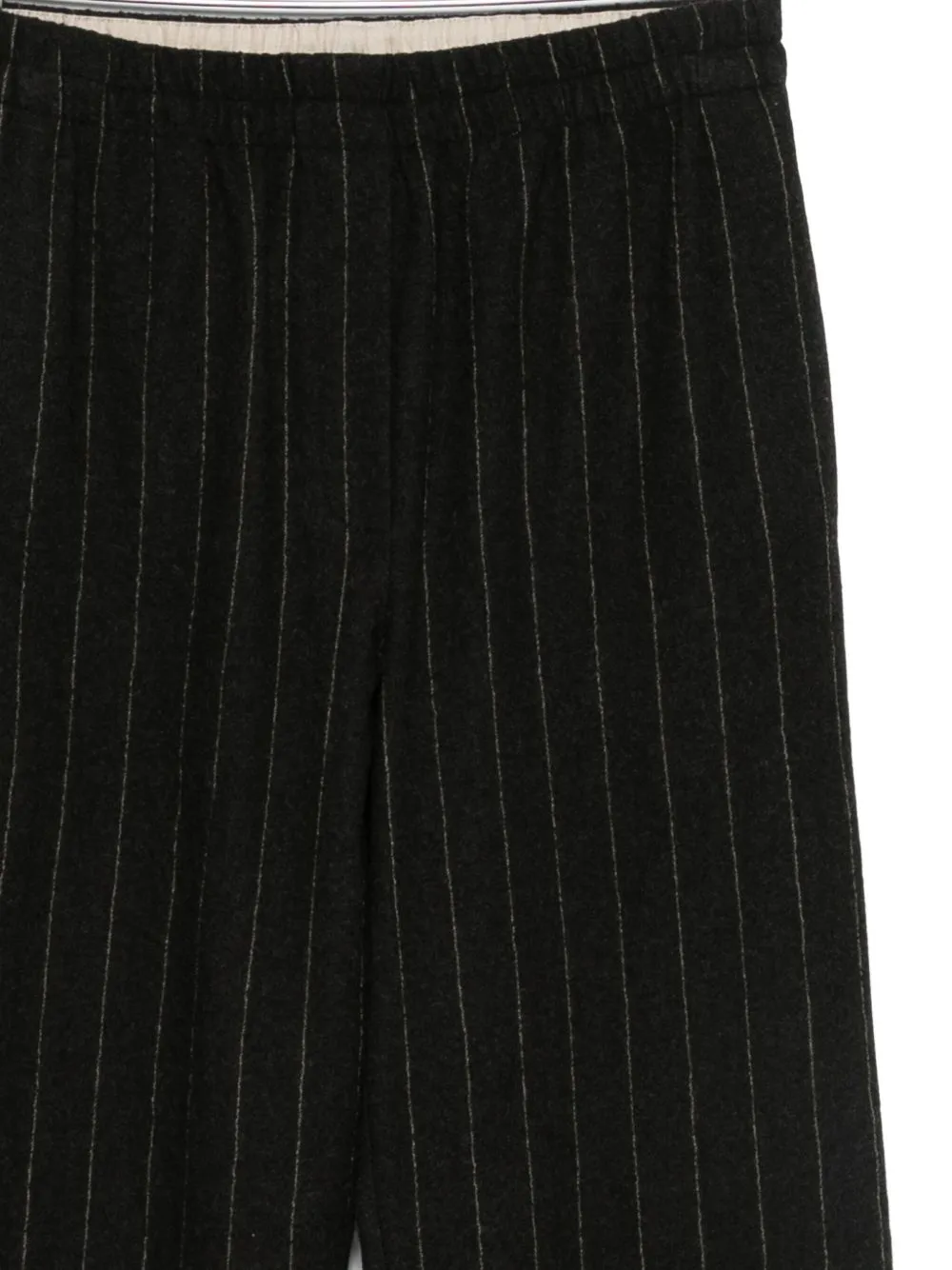 Wide-Leg Striped Casual Pants
