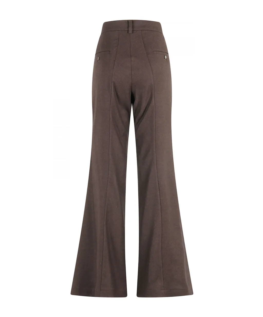 Flared Flannel Pants