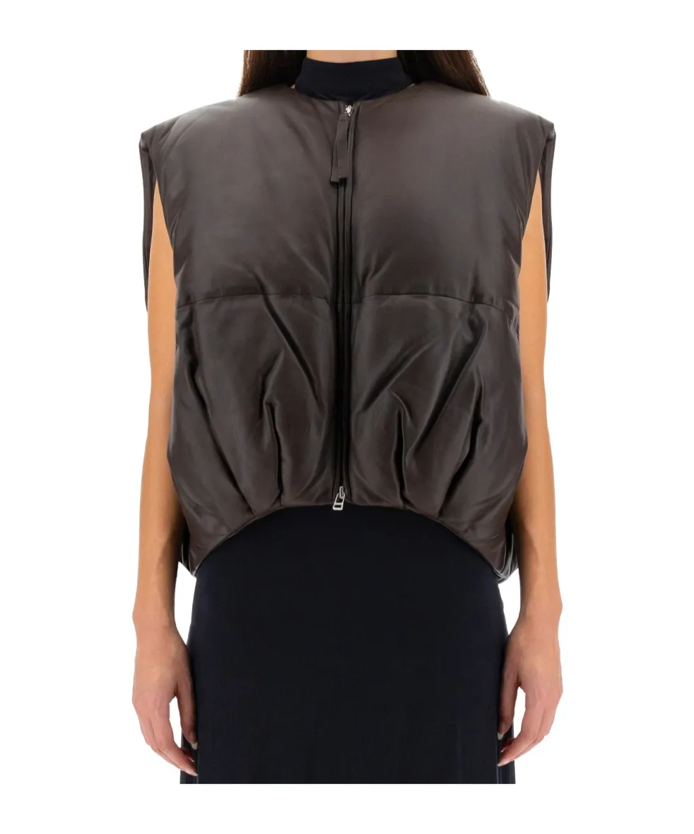 Quilted Zip-Up Vest