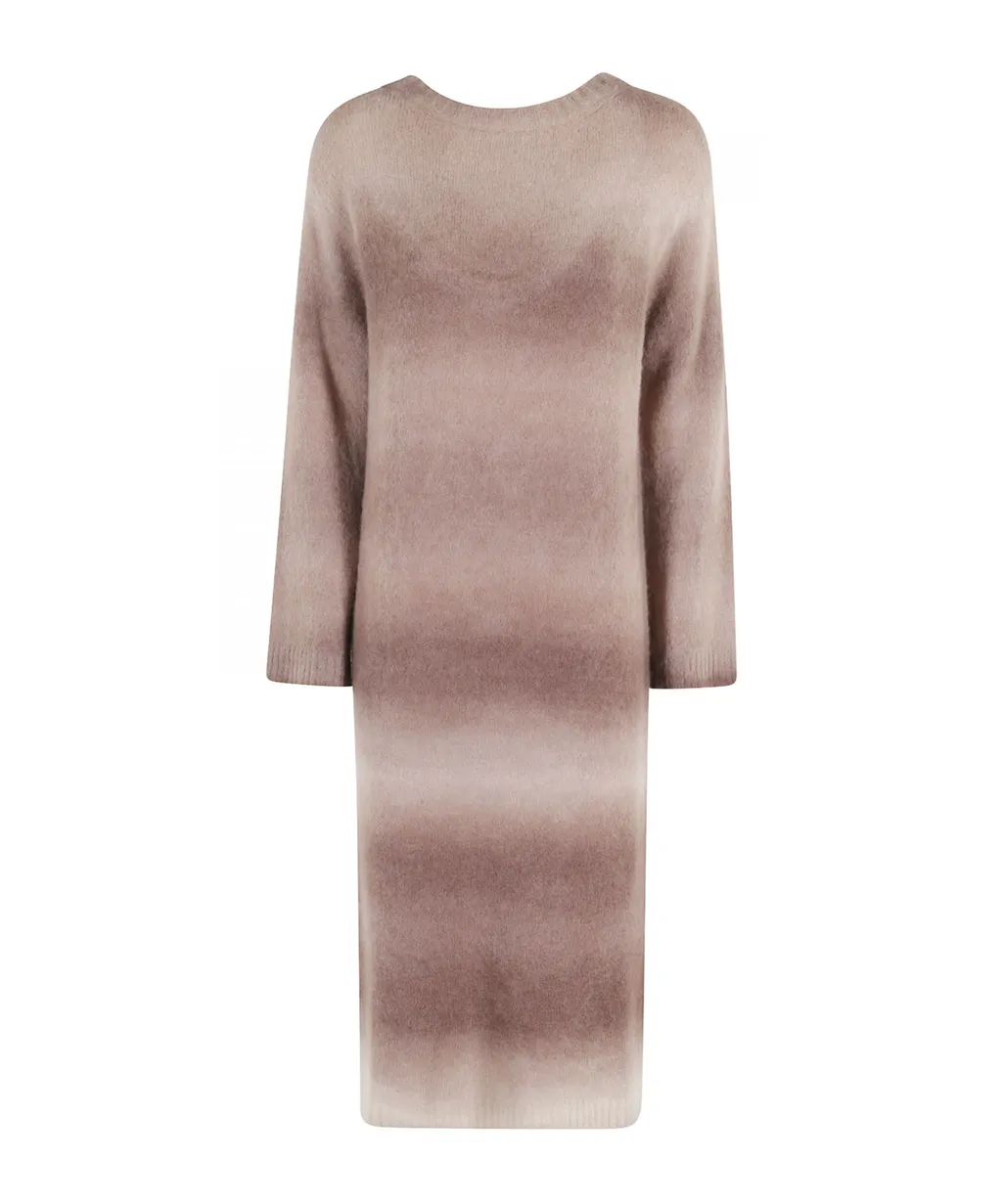 Knitted Long-Sleeved Dress