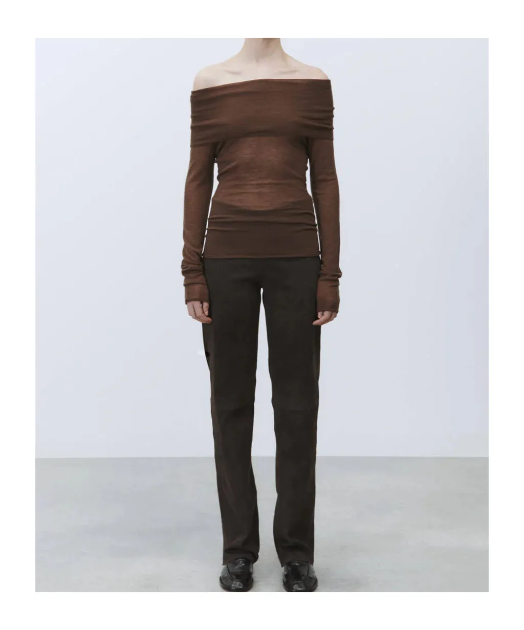 Cowl-Neck Sweater