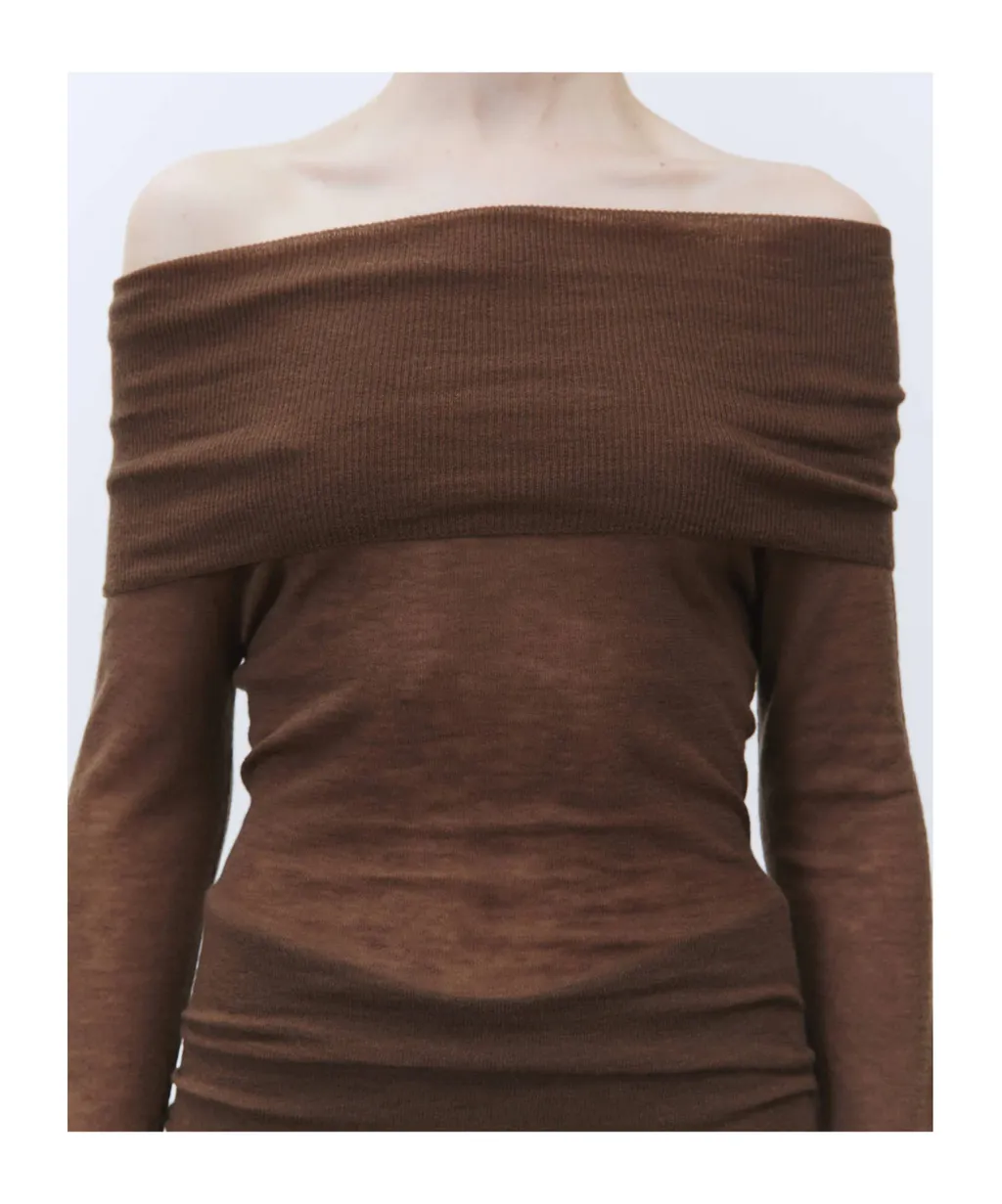 Cowl-Neck Sweater