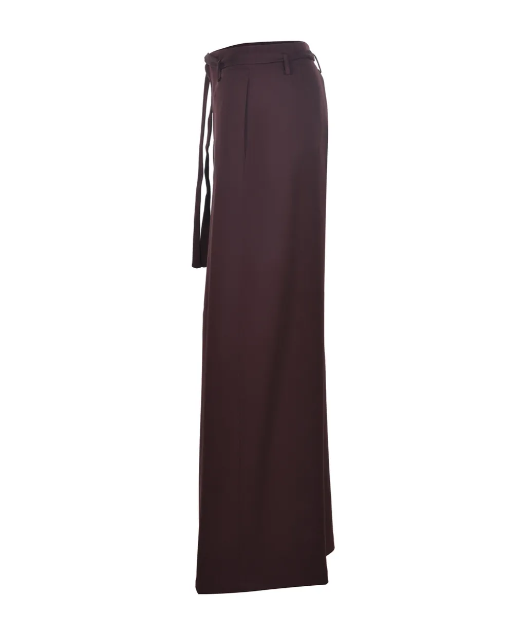 Belted Wide Leg Trousers
