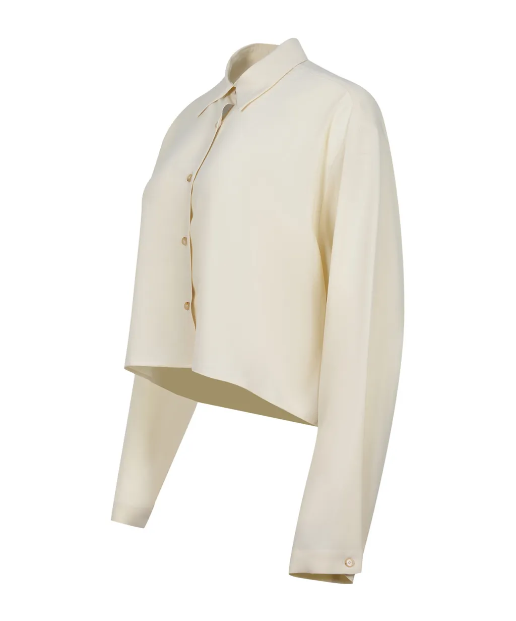 Long Sleeve Cropped Shirt