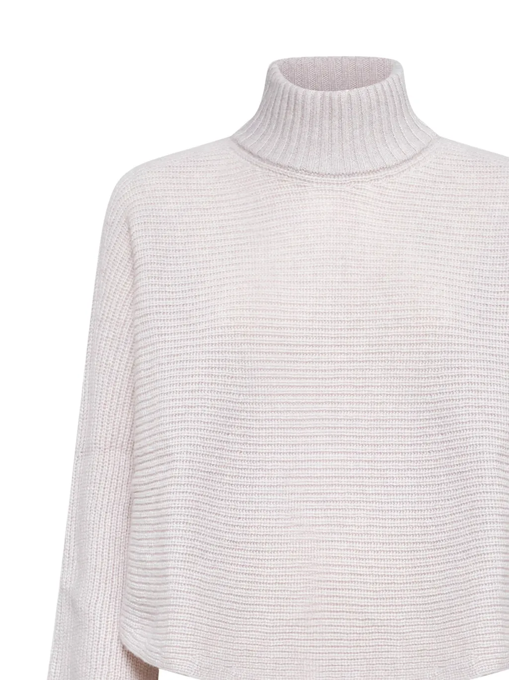 Wide-Sleeve Cropped Jumper
