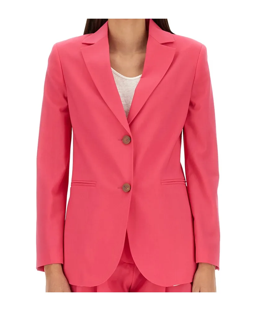 Single-Breasted Buttoned Blazer