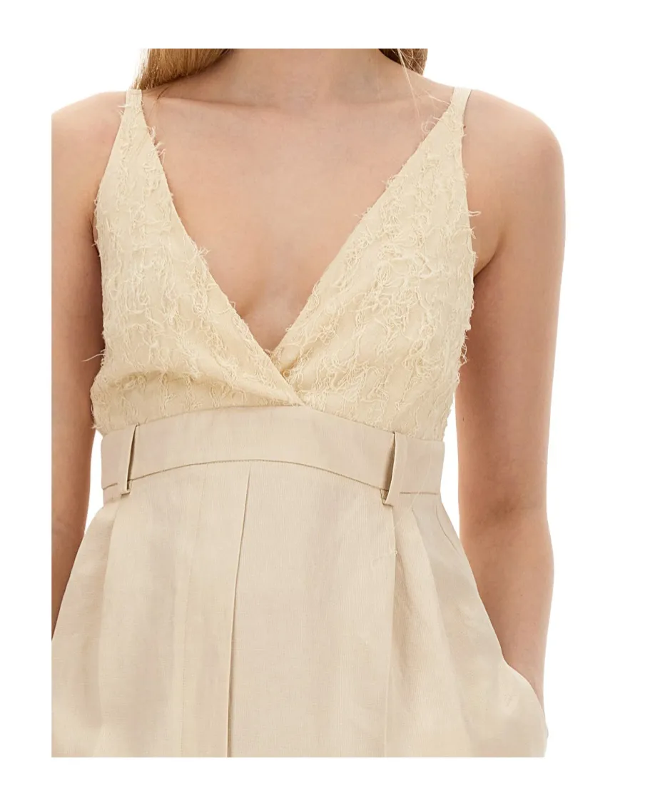 Tailored Wide Leg Jumpsuit