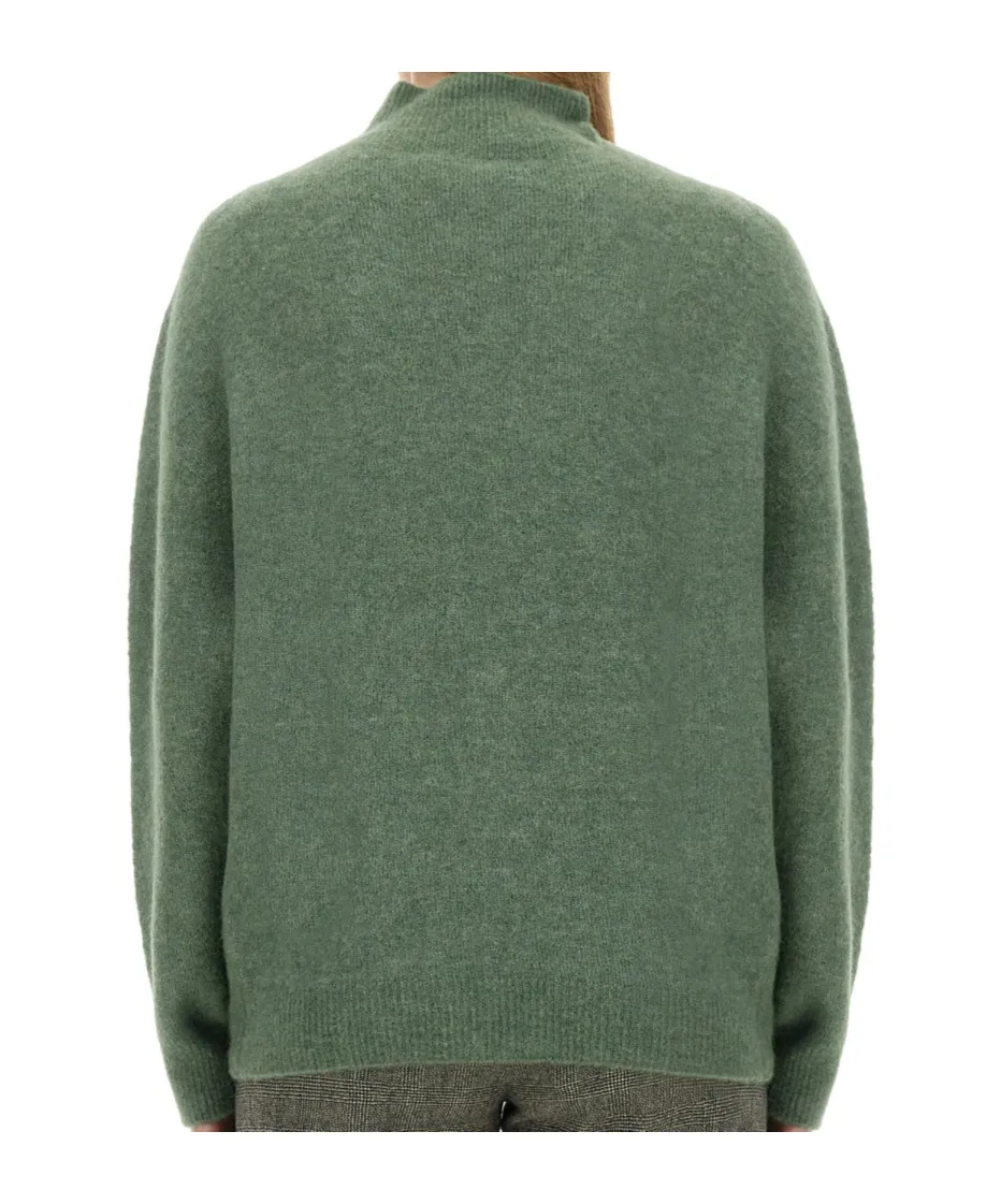 High-Neck Knitted Jumper