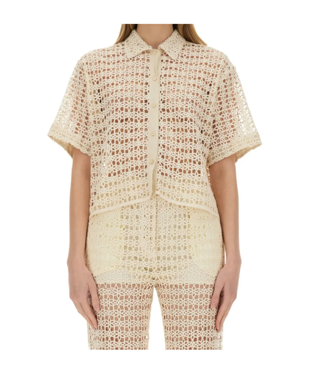 Macrame Short Sleeved Shirt