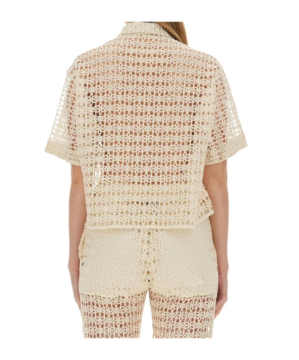 Macrame Short Sleeved Shirt