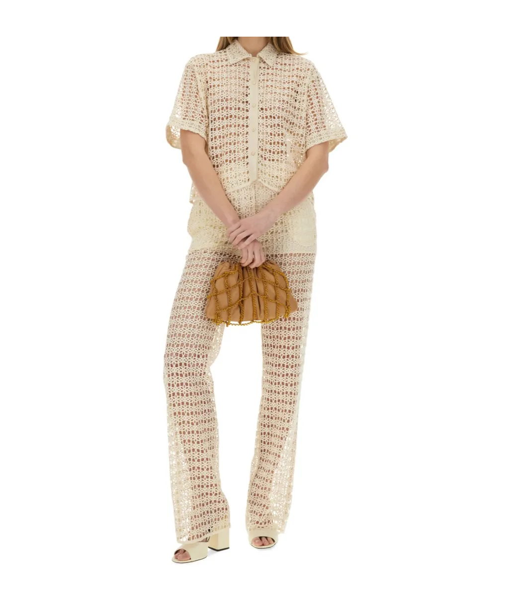 Macrame Short Sleeved Shirt