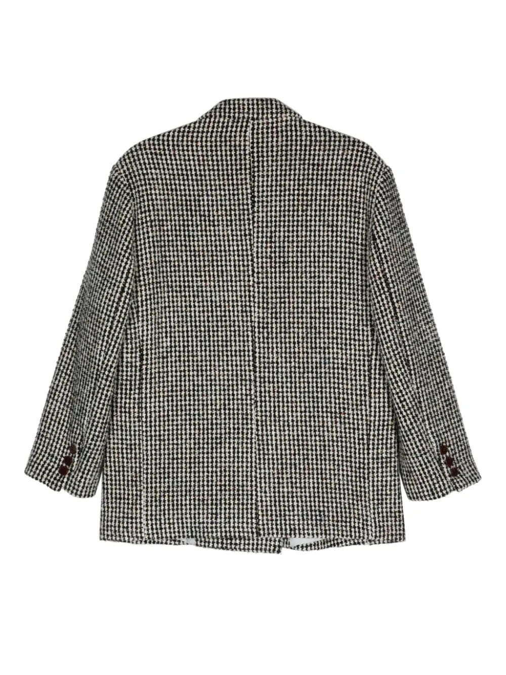 Houndstooth Pattern Coat