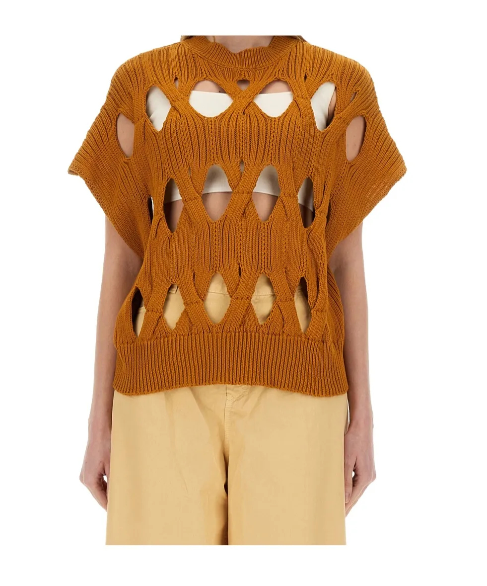Springtime Knit Jersey Top
