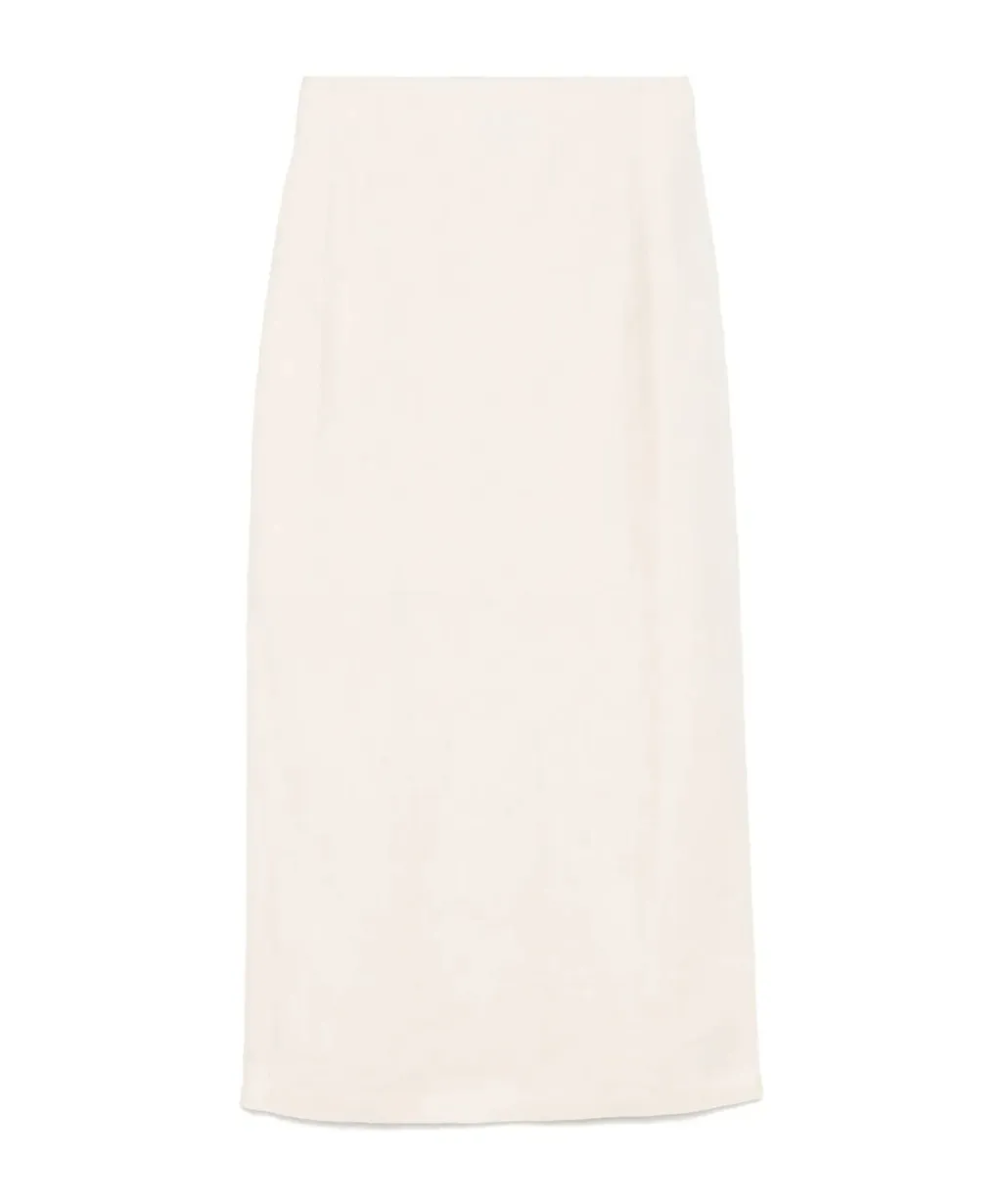 Linen Midi Skirt