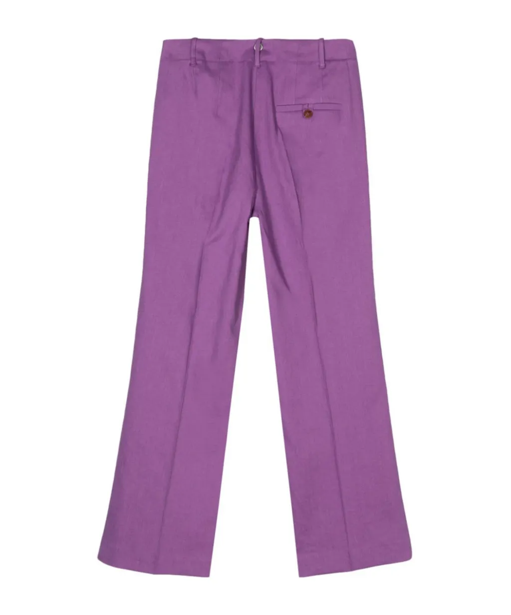 Casual Pants With Waist And Loop Straps