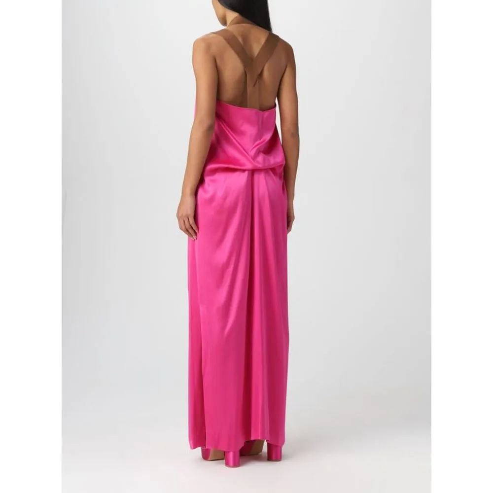 Satin Long Dress