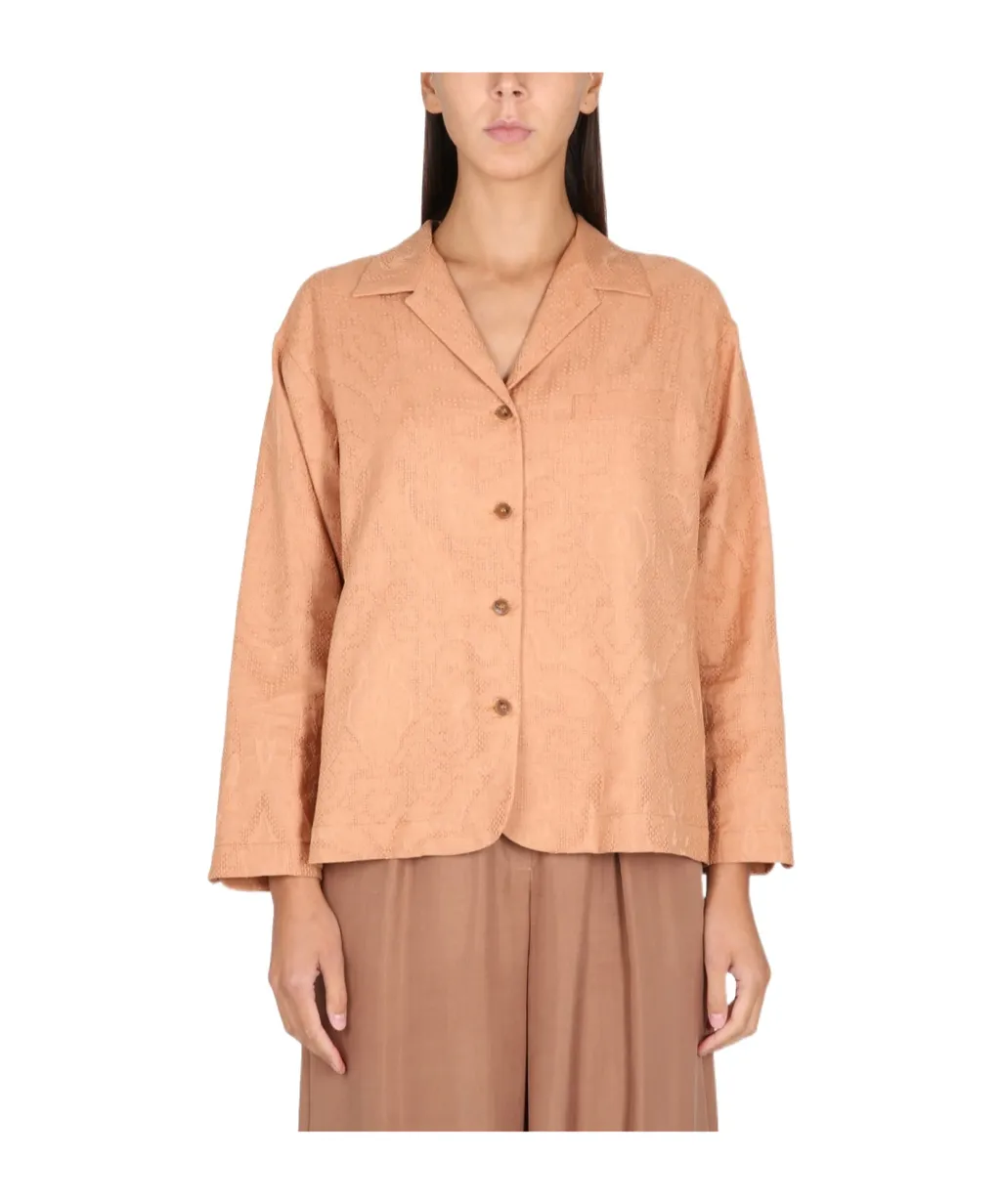 Long Sleeved Buttoned Jacket