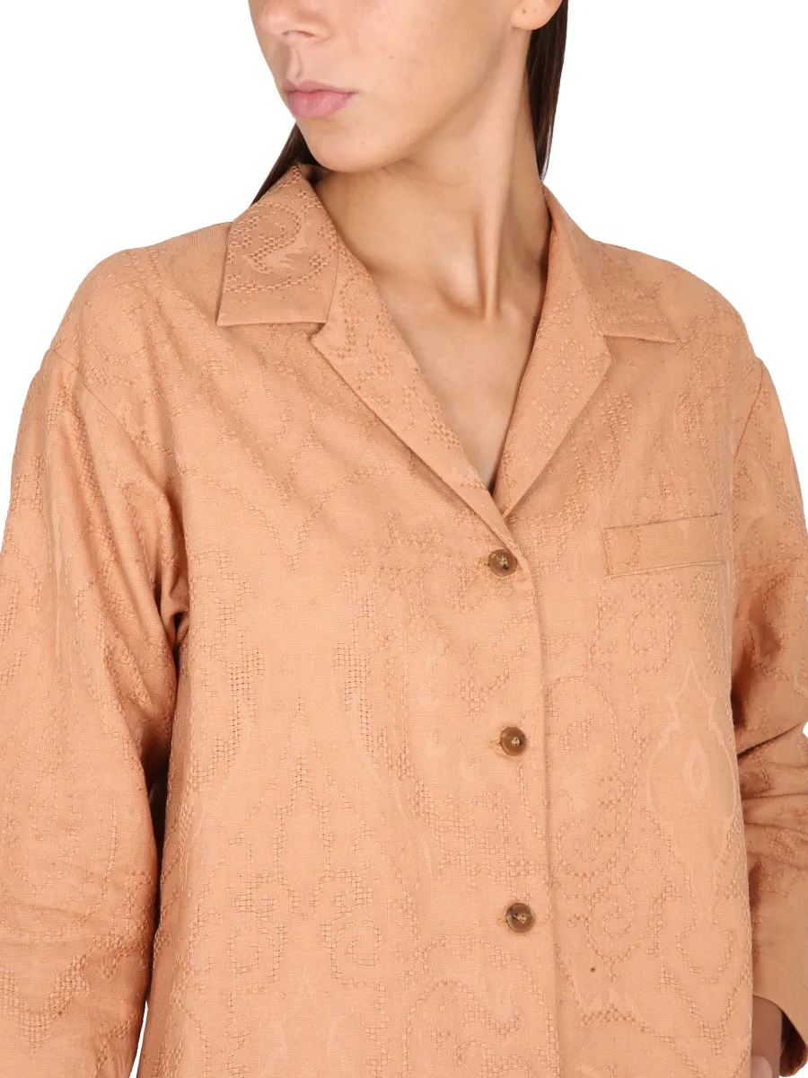Long Sleeved Buttoned Jacket