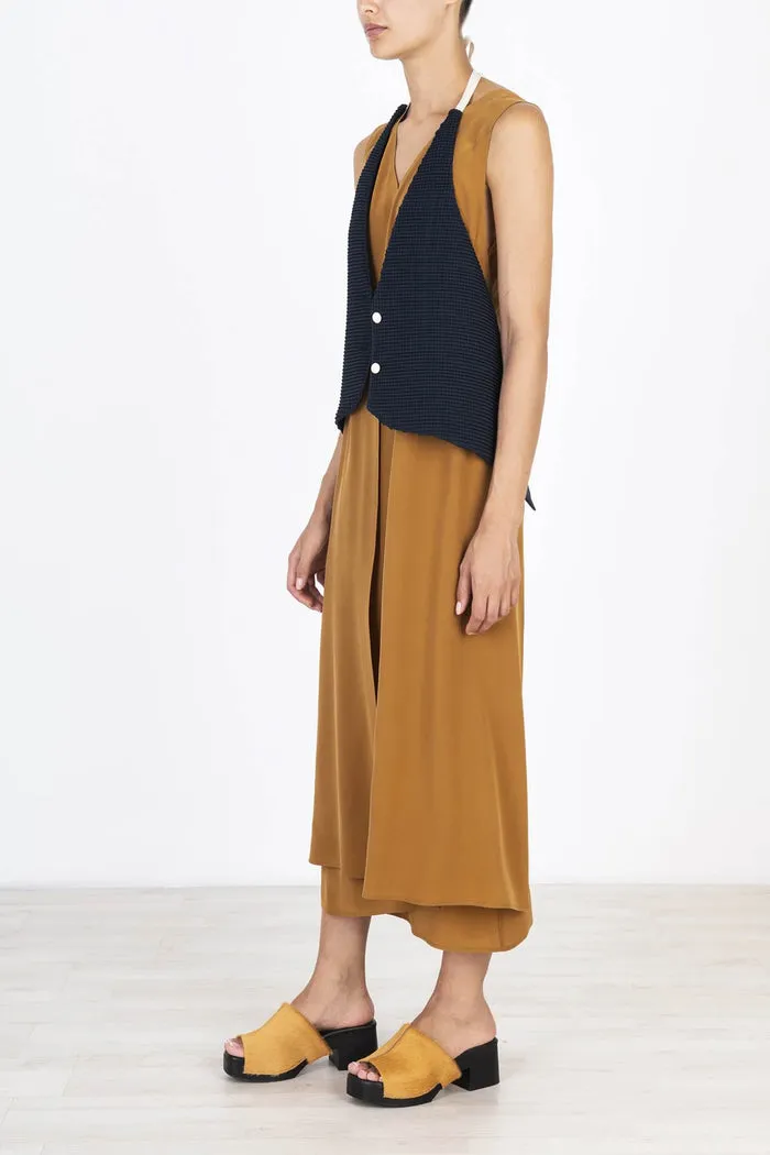Silk Mid-Length Dress