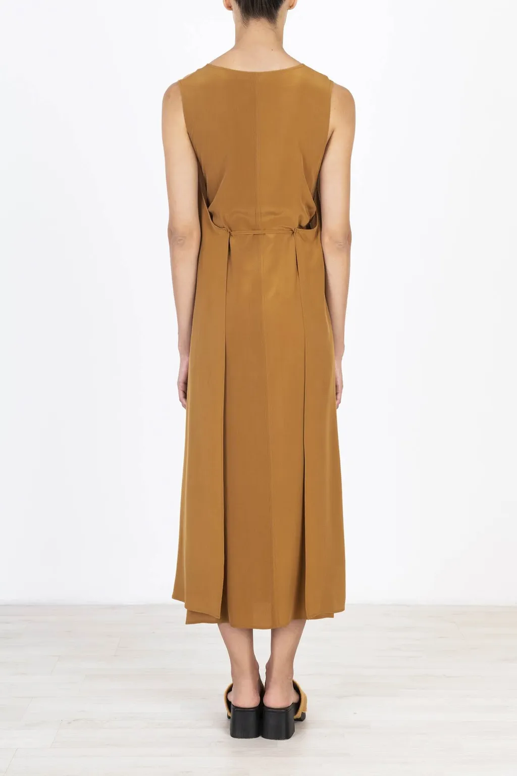 Silk Mid-Length Dress