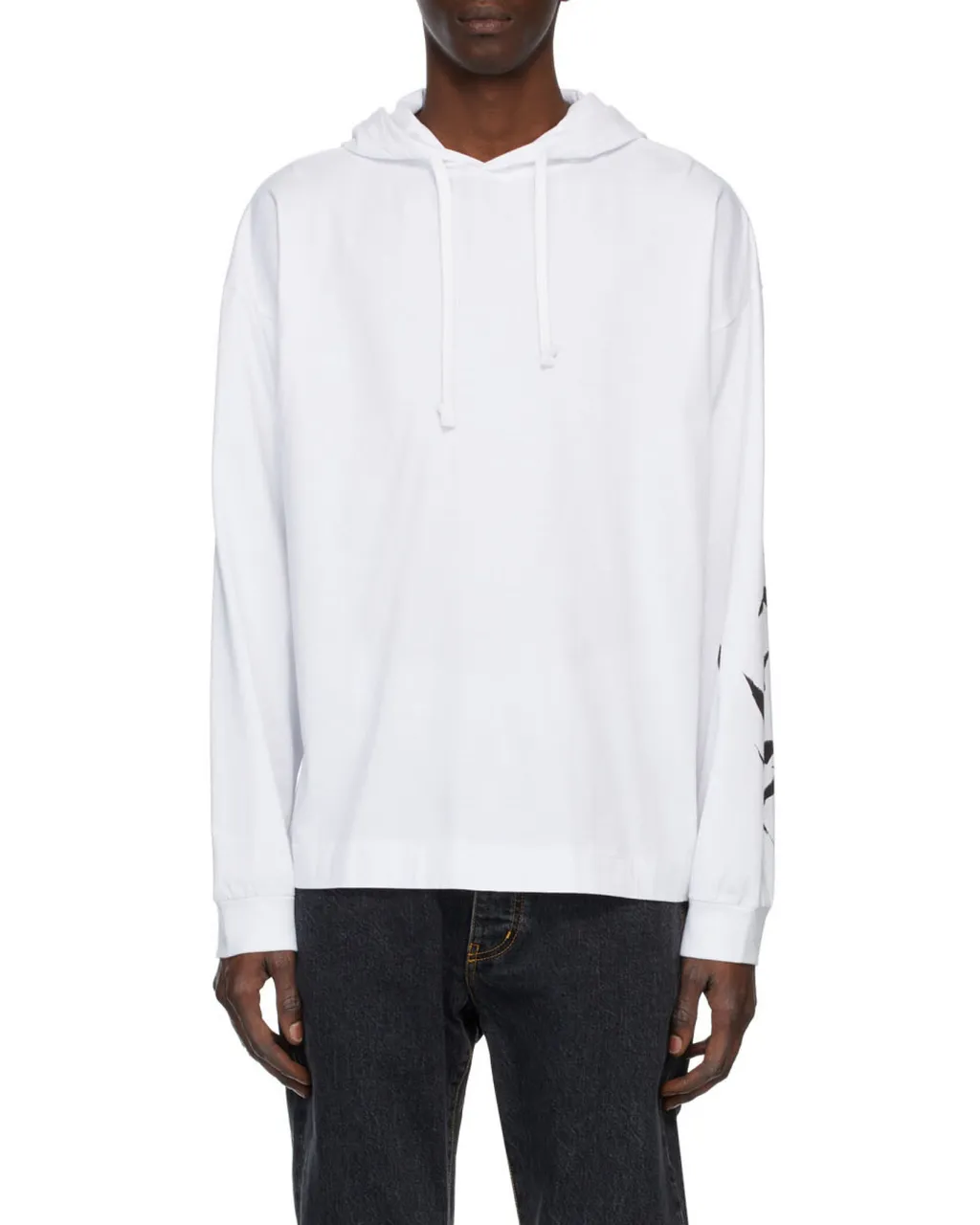 Abstract Printed Hooded Hoodie