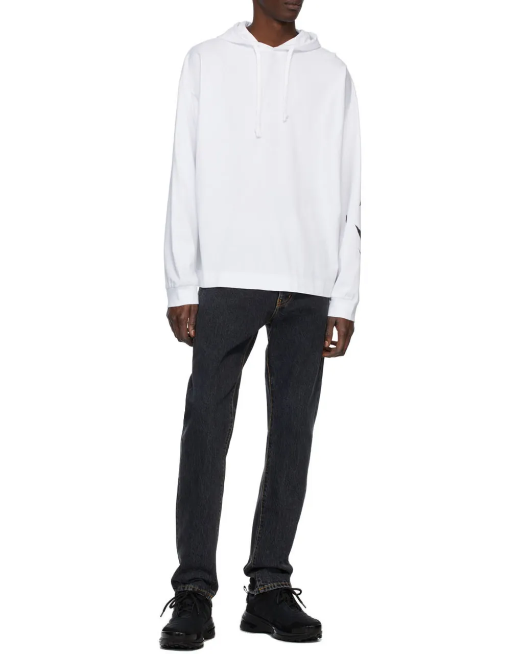 Abstract Printed Hooded Hoodie