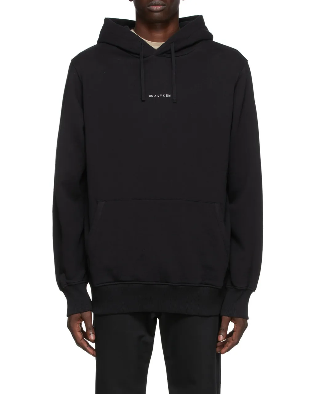 Logo Hood Drawstring Hoodie