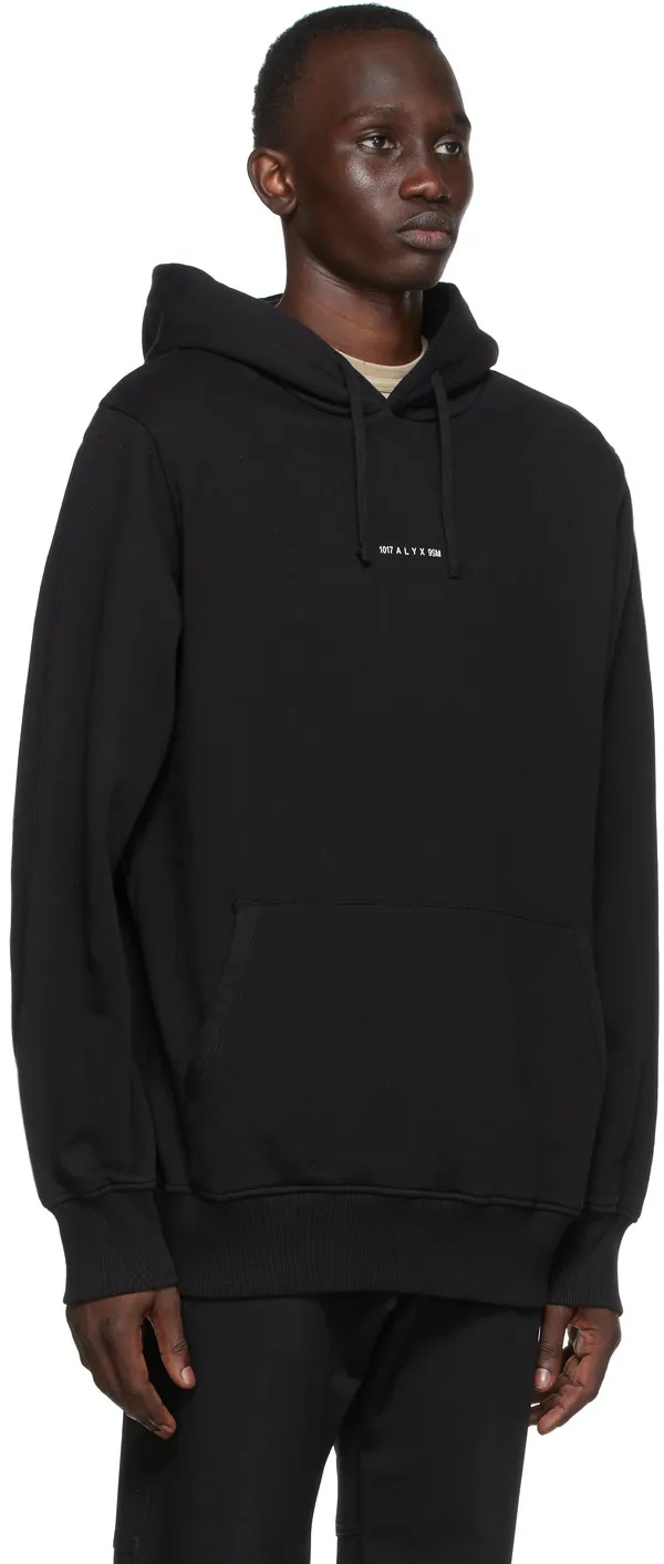 Logo Hood Drawstring Hoodie