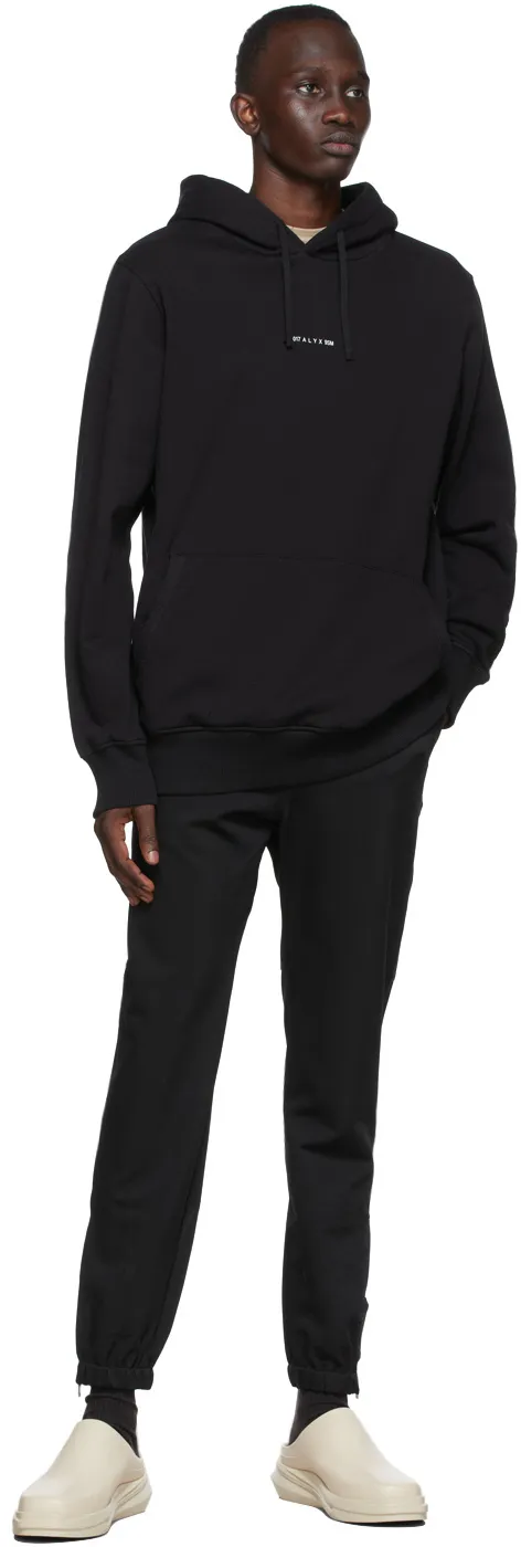 Logo Hood Drawstring Hoodie